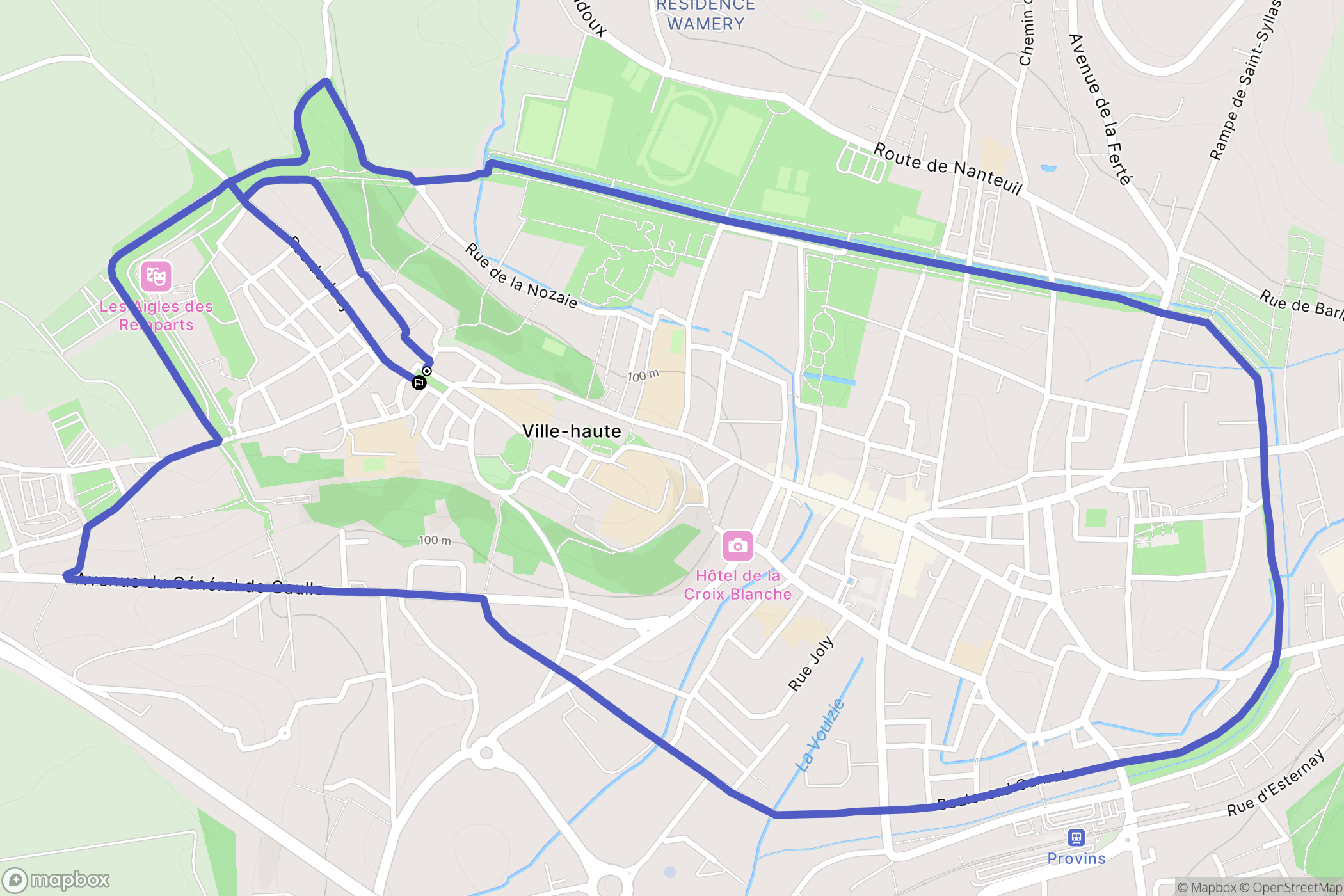 Provins: routekaart voor buitenactiviteiten - France