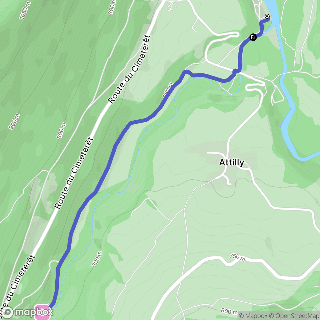 Le Châtelard: routekaart voor buitenactiviteiten - France