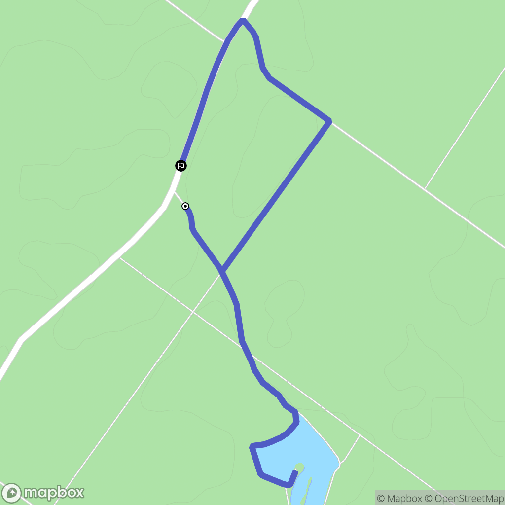 Rumilly-lès-Vaudes : carte du parcours de randonnée - France