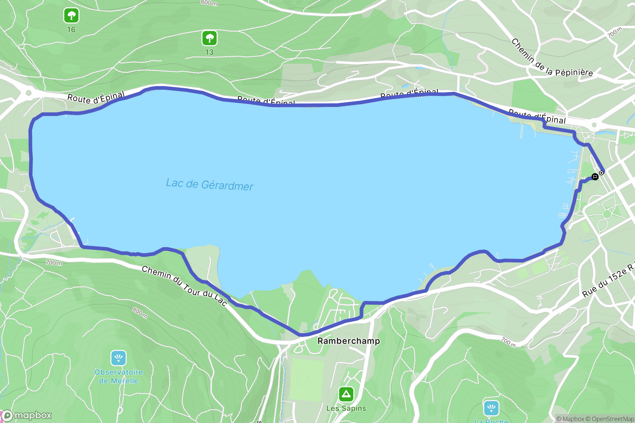 Gérardmer: routekaart voor buitenactiviteiten - France