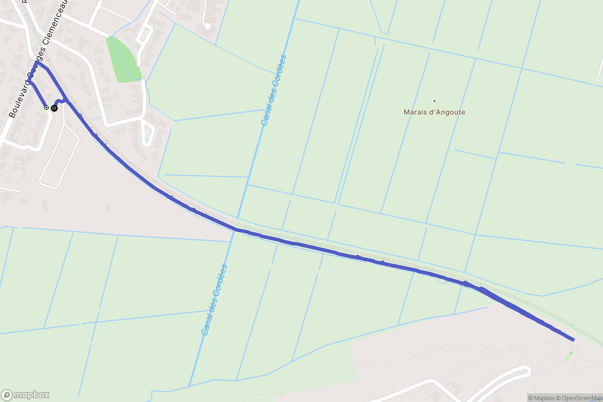 Châtelaillon-Plage : carte du parcours de randonnée - France