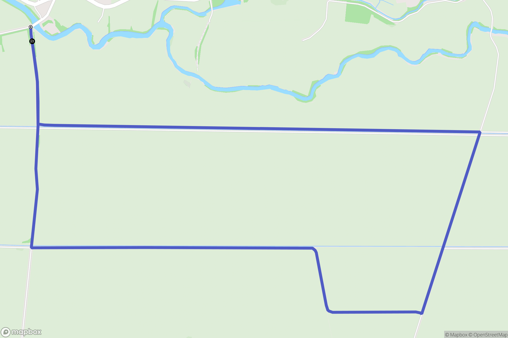 Le Tartre : carte du parcours de randonnée - France