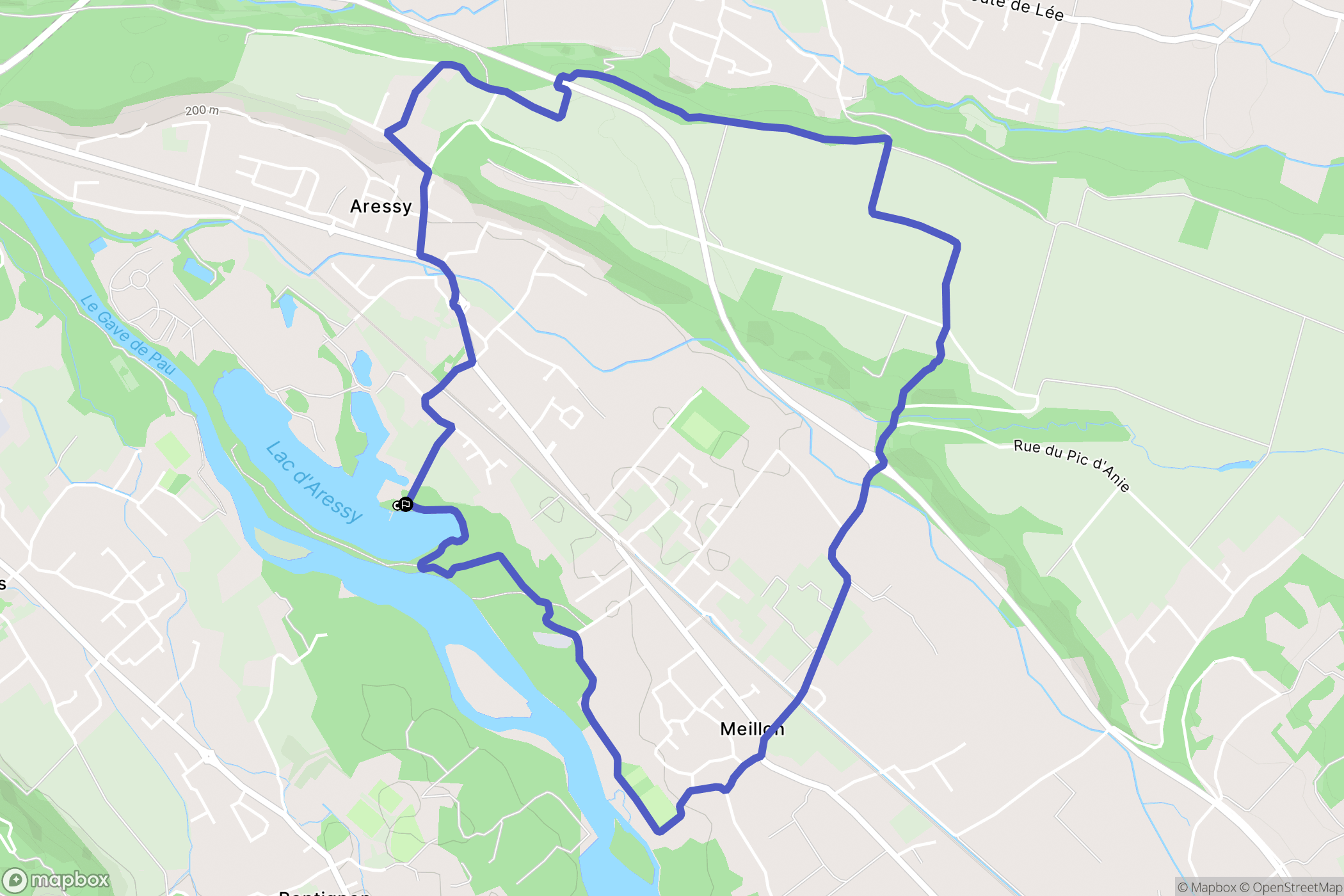Aressy: routekaart voor buitenactiviteiten - France