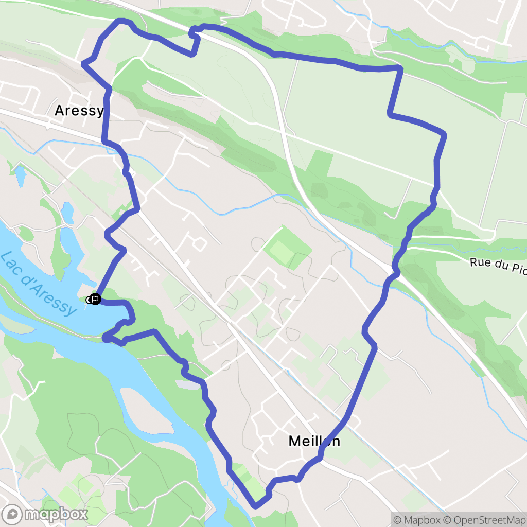 Aressy: routekaart voor buitenactiviteiten - France
