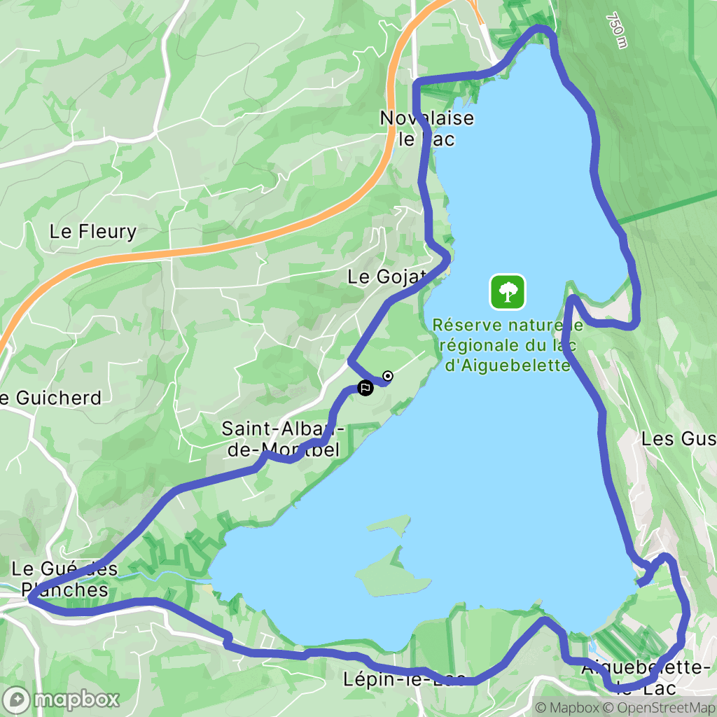 Saint-Alban-de-Montbel: routekaart voor buitenactiviteiten - France