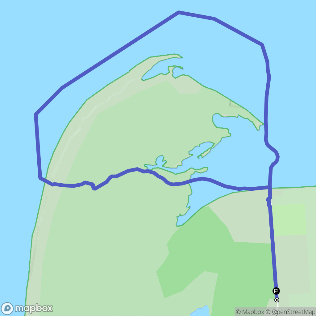 Fort-Mahon-Plage : carte du parcours de randonnée - France