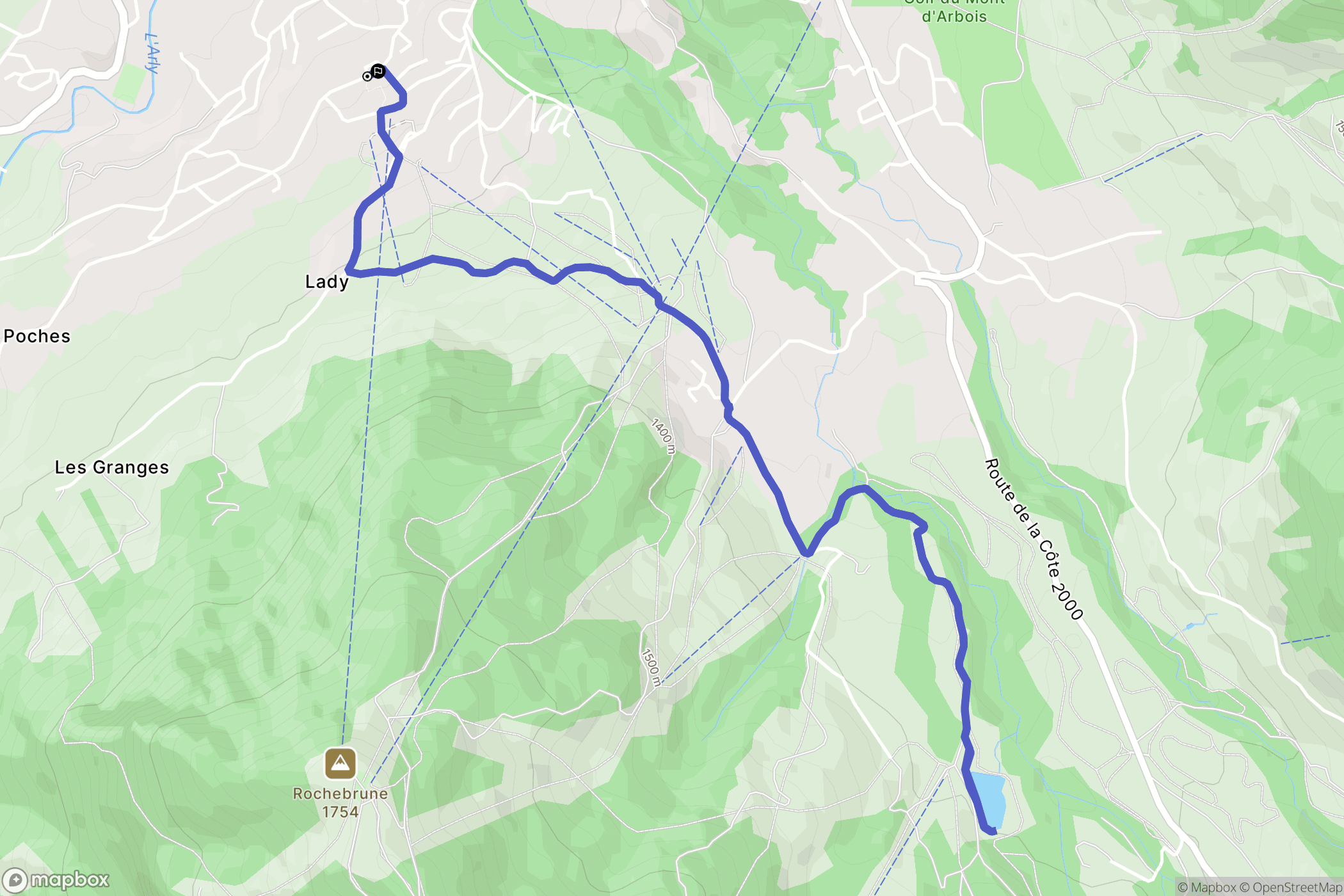 Megève: routekaart voor buitenactiviteiten - France