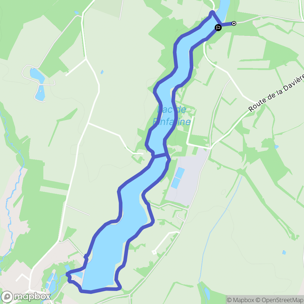 Poiroux : carte du parcours de randonnée - France