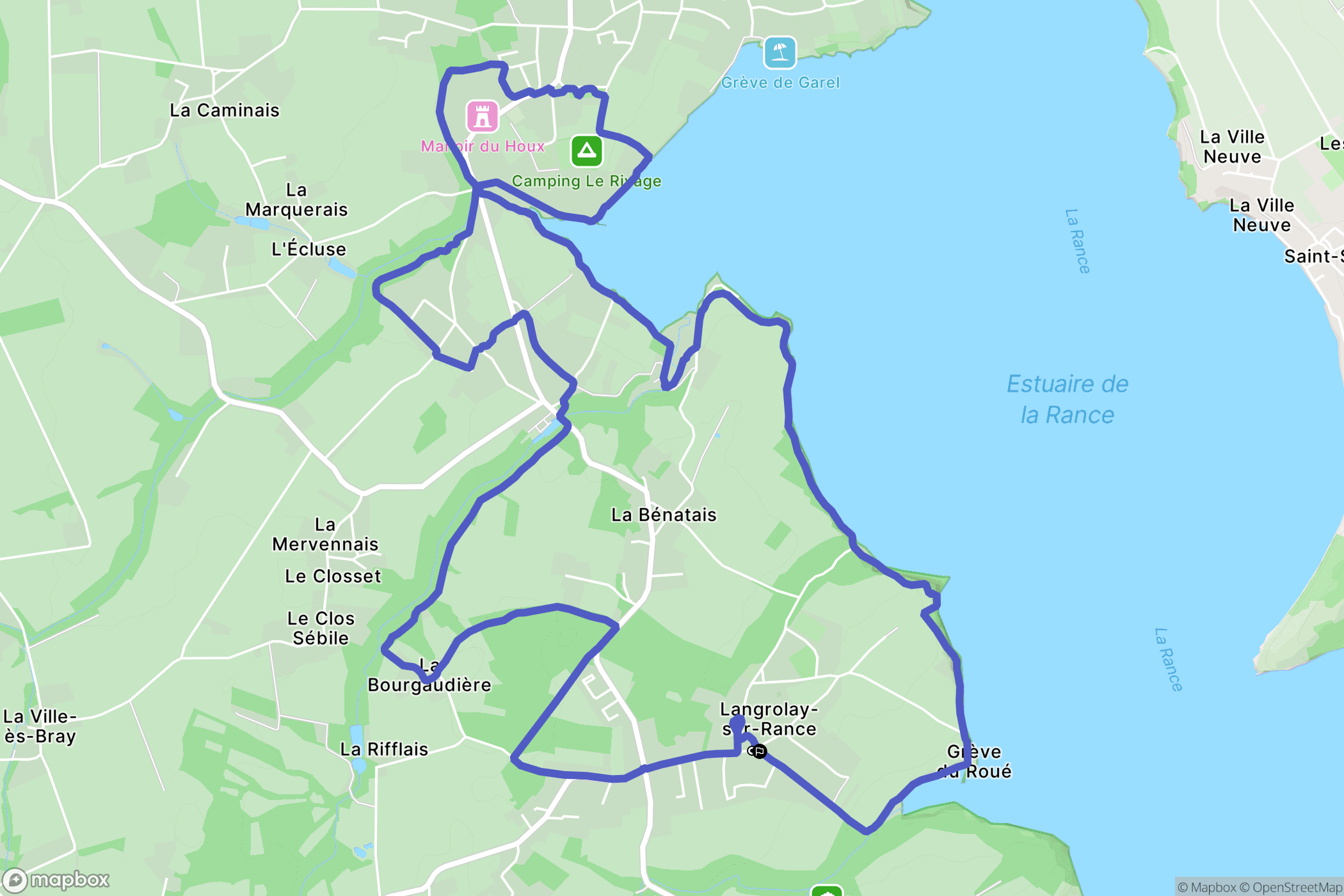 Langrolay sur Rance: routekaart voor buitenactiviteiten - France