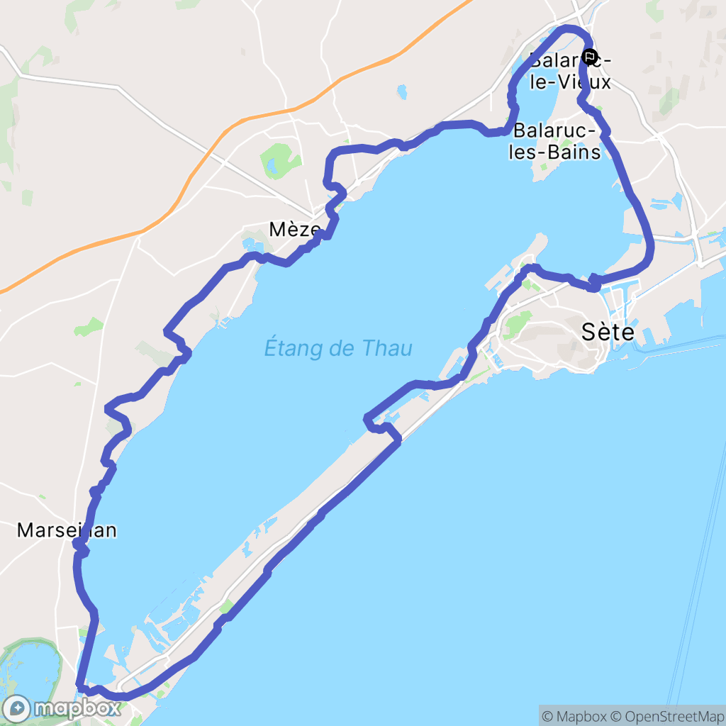 Balaruc-le-Vieux: routekaart voor buitenactiviteiten - France