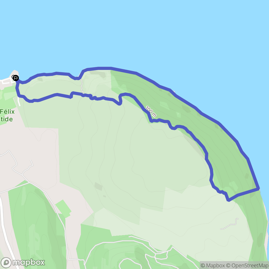 Saint-Mitre-les-Remparts : carte du parcours de randonnée - France