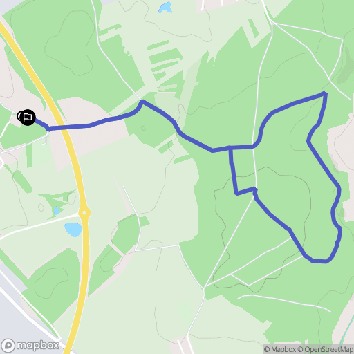 Yutz : carte du parcours de randonnée - France