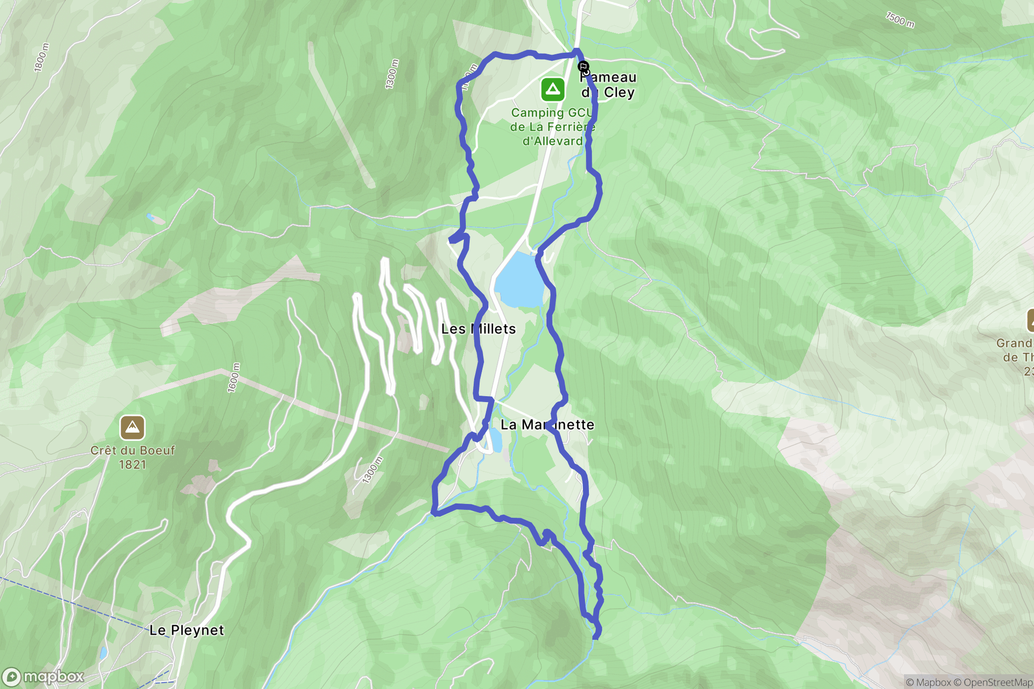 Le Haut-Bréda: routekaart voor buitenactiviteiten - France