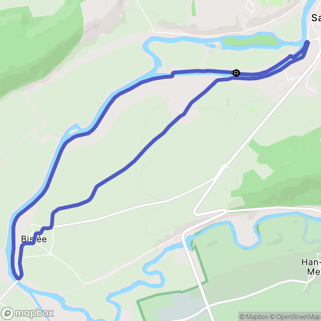 Saint-Mihiel : carte du parcours de randonnée - France