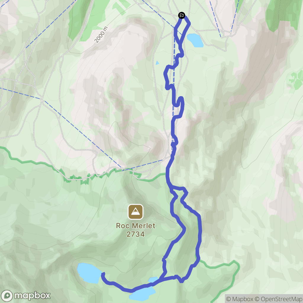 Courchevel: routekaart voor buitenactiviteiten - France
