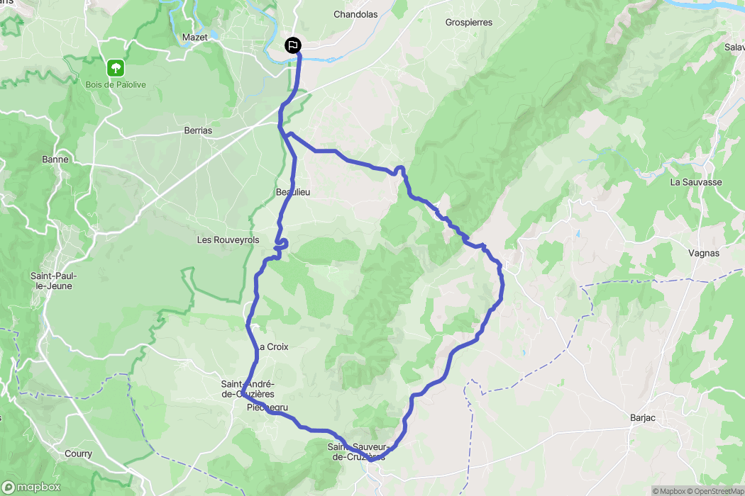Chandolas: routekaart voor buitenactiviteiten - France