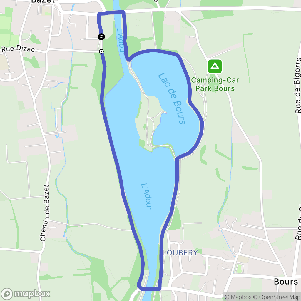 Bazet: routekaart voor buitenactiviteiten - France