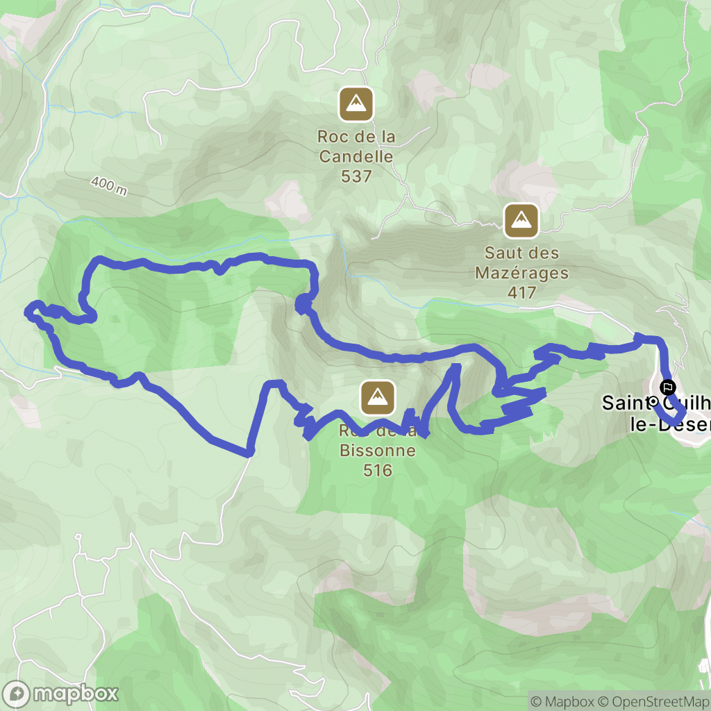 Saint-Guilhem-le-Désert: routekaart voor buitenactiviteiten - France