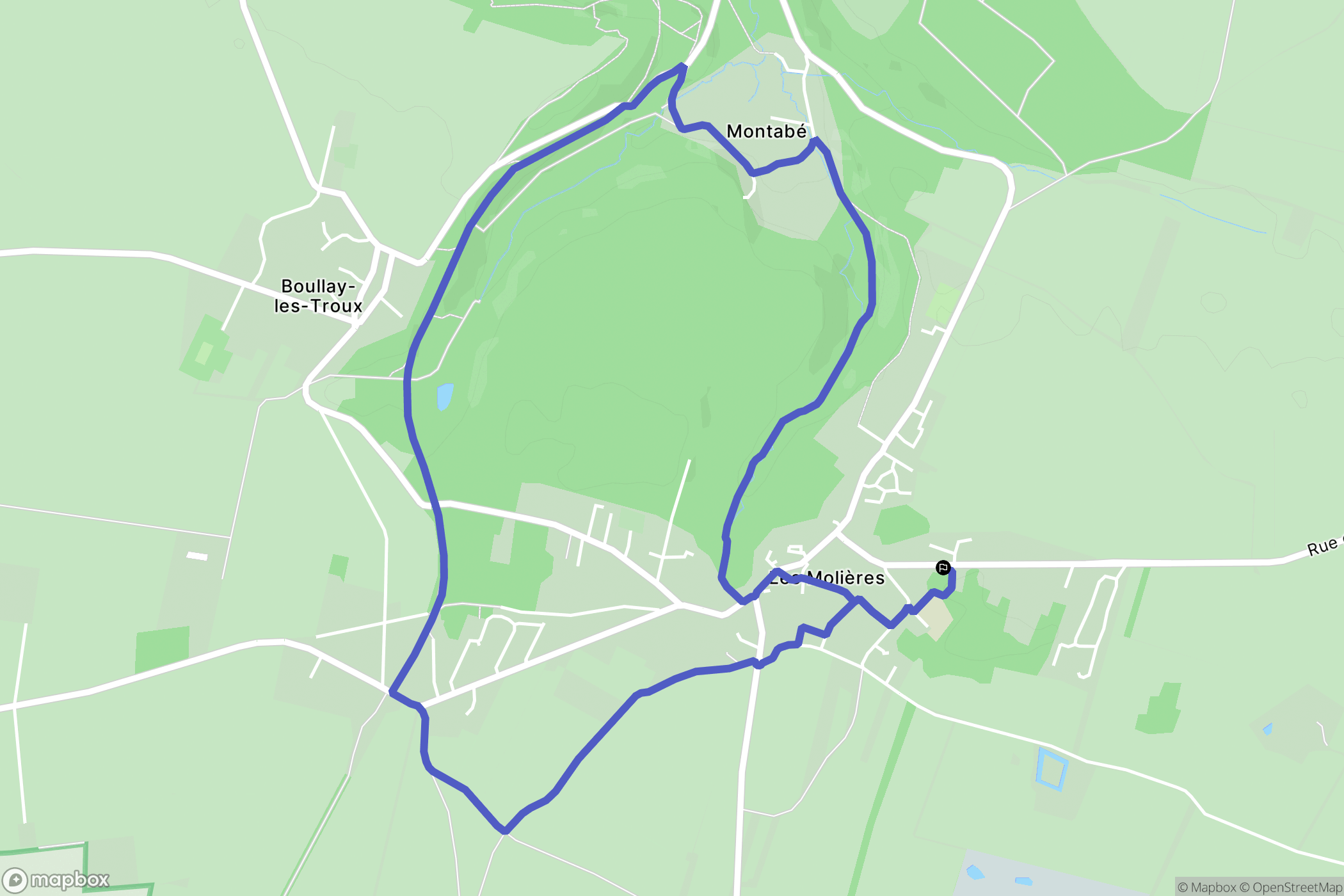 Les Molières: routekaart voor buitenactiviteiten - France