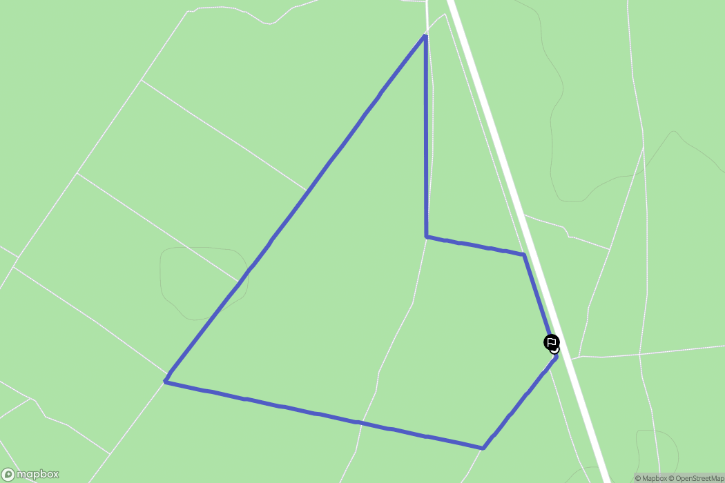 Benon : carte du parcours de randonnée - France