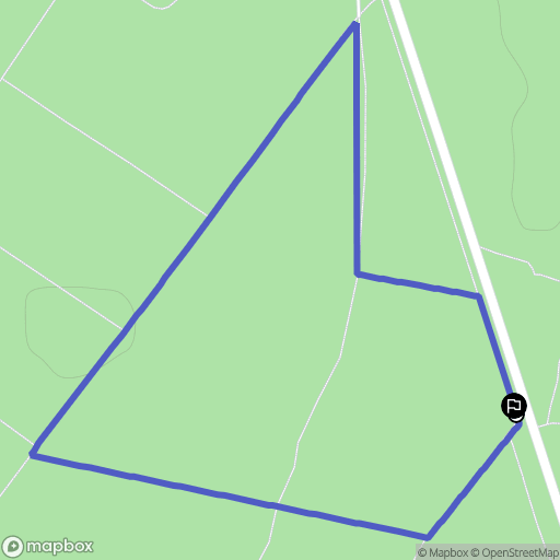 Benon : carte du parcours de randonnée - France