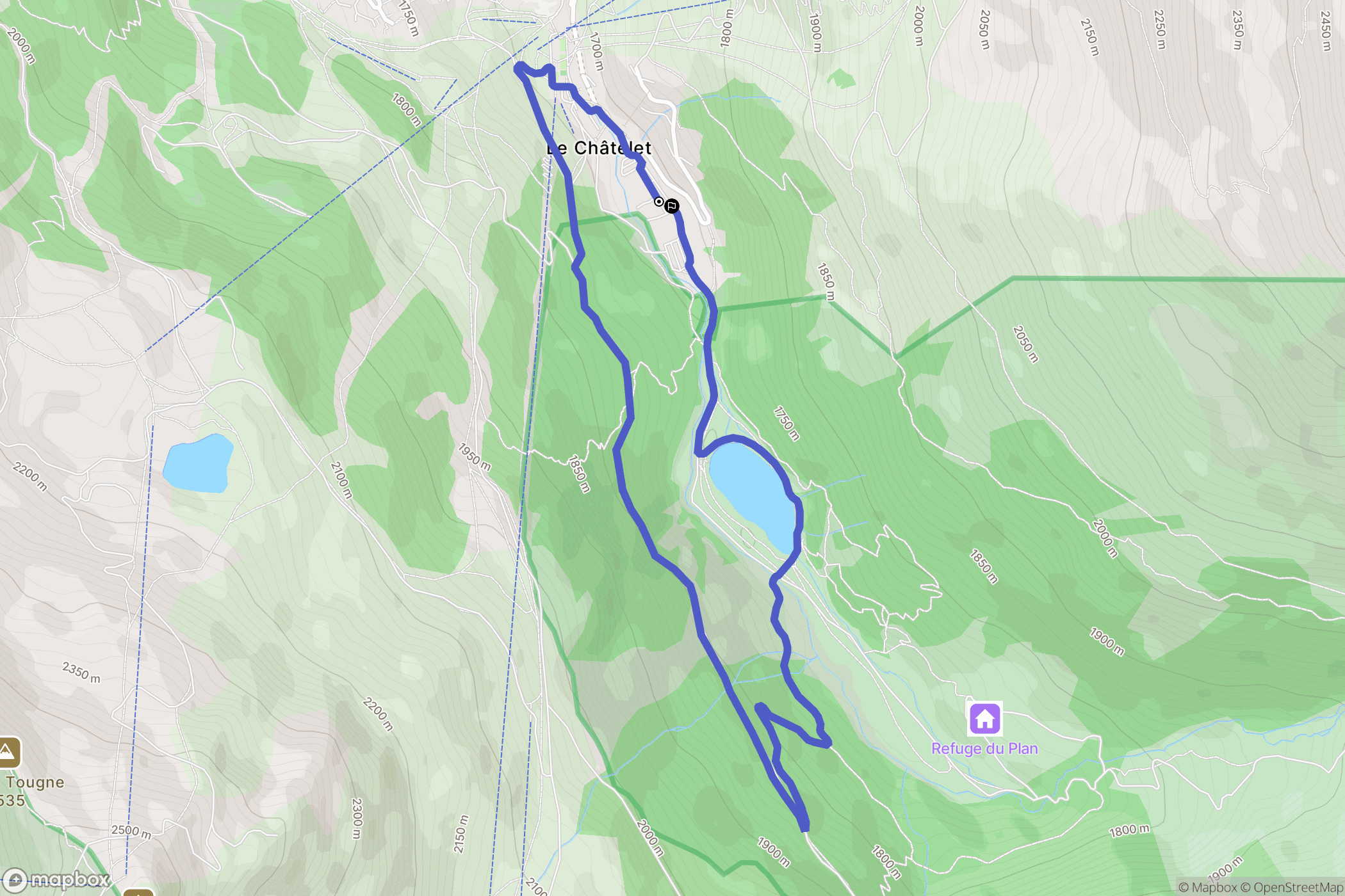 Les Allues: routekaart voor buitenactiviteiten - France