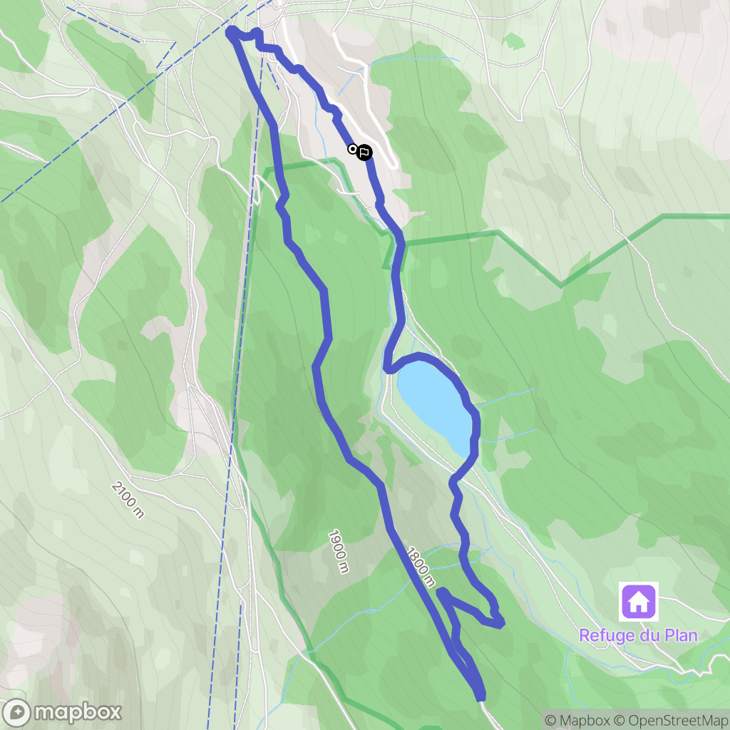 Les Allues: routekaart voor buitenactiviteiten - France