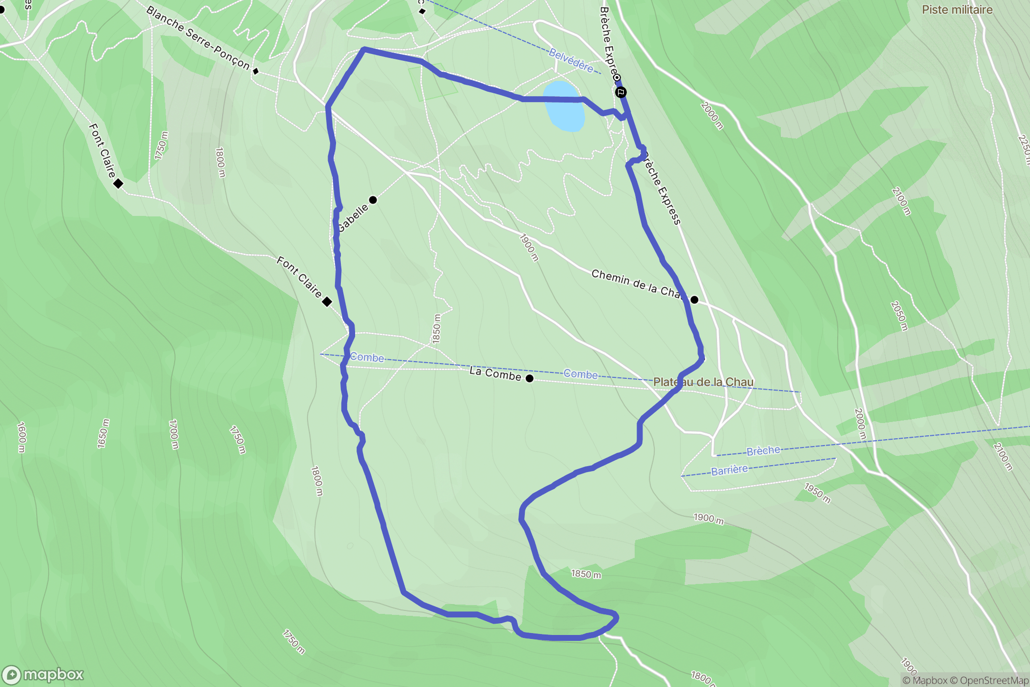 Montclar: routekaart voor buitenactiviteiten - France