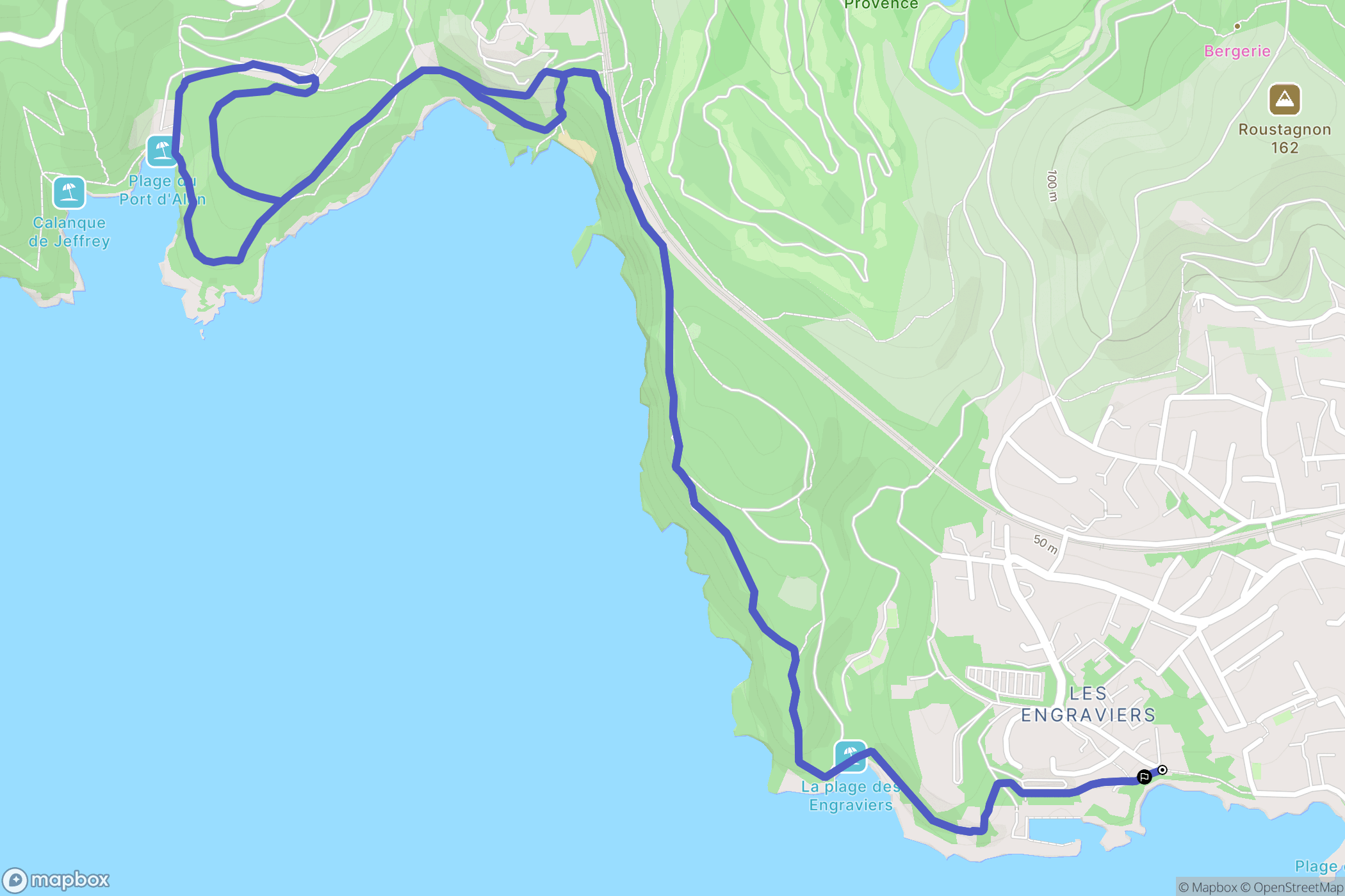 Bandol: routekaart voor buitenactiviteiten - France