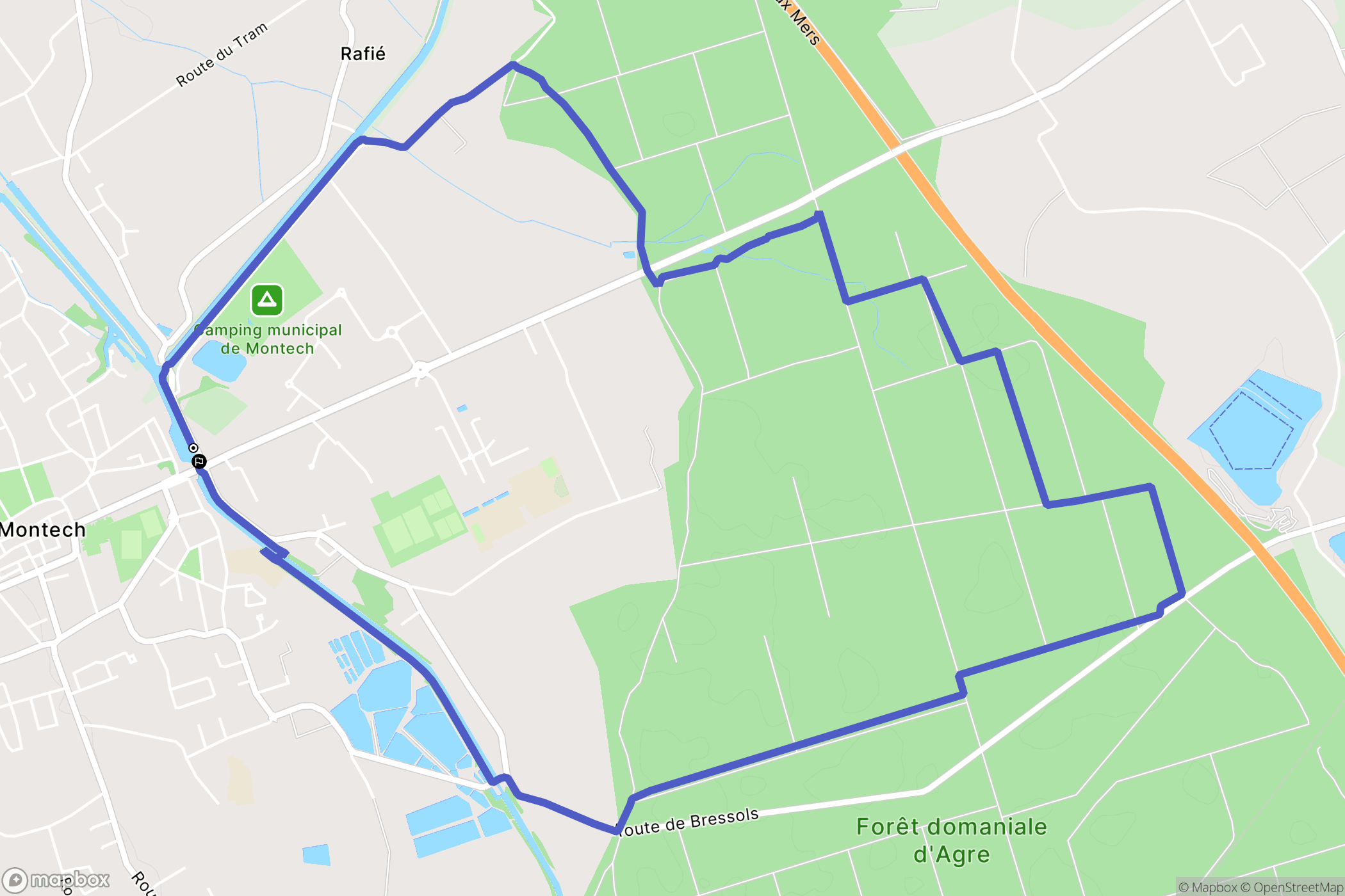 Montech: routekaart voor buitenactiviteiten - France