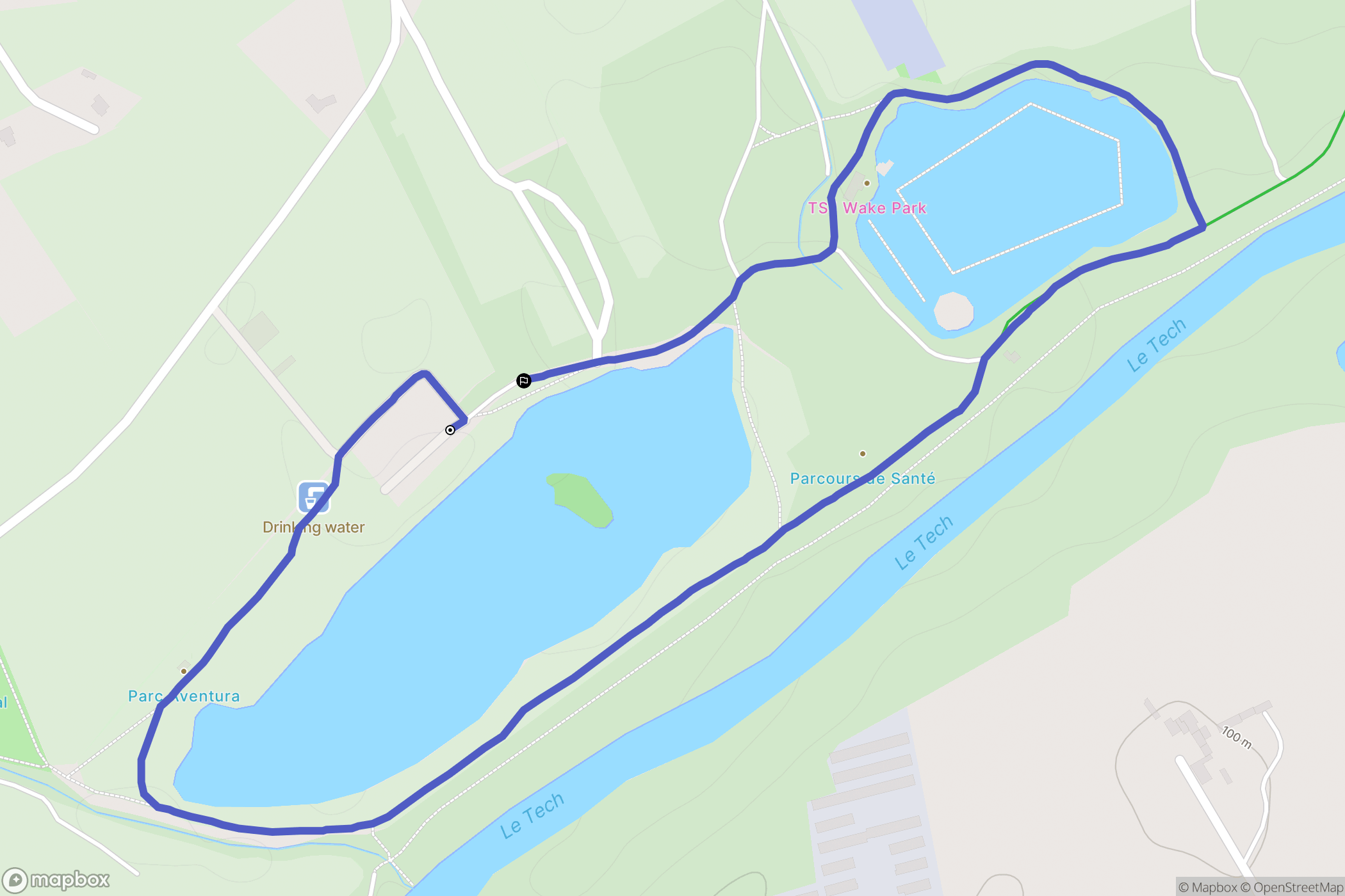 Saint-Jean-Pla-de-Corts : carte du parcours de randonnée - France