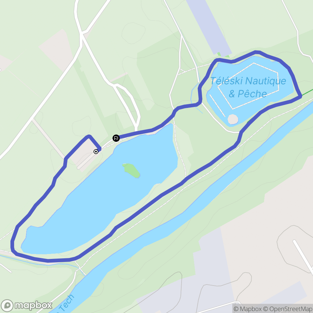 Saint-Jean-Pla-de-Corts : carte du parcours de randonnée - France
