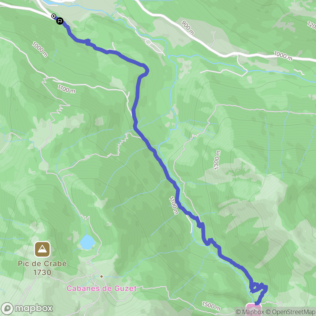 Aulus-les-Bains: routekaart voor buitenactiviteiten - France
