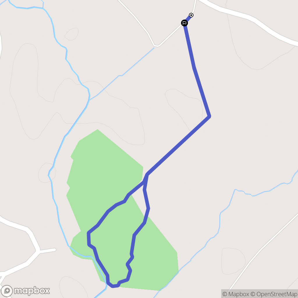 Chézeaux : carte du parcours de randonnée - France