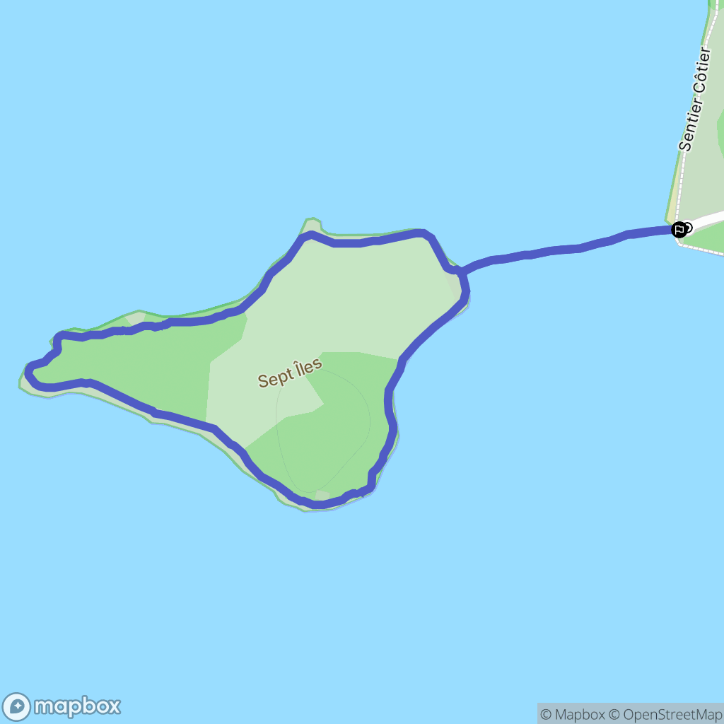 Baden : carte du parcours de randonnée - France