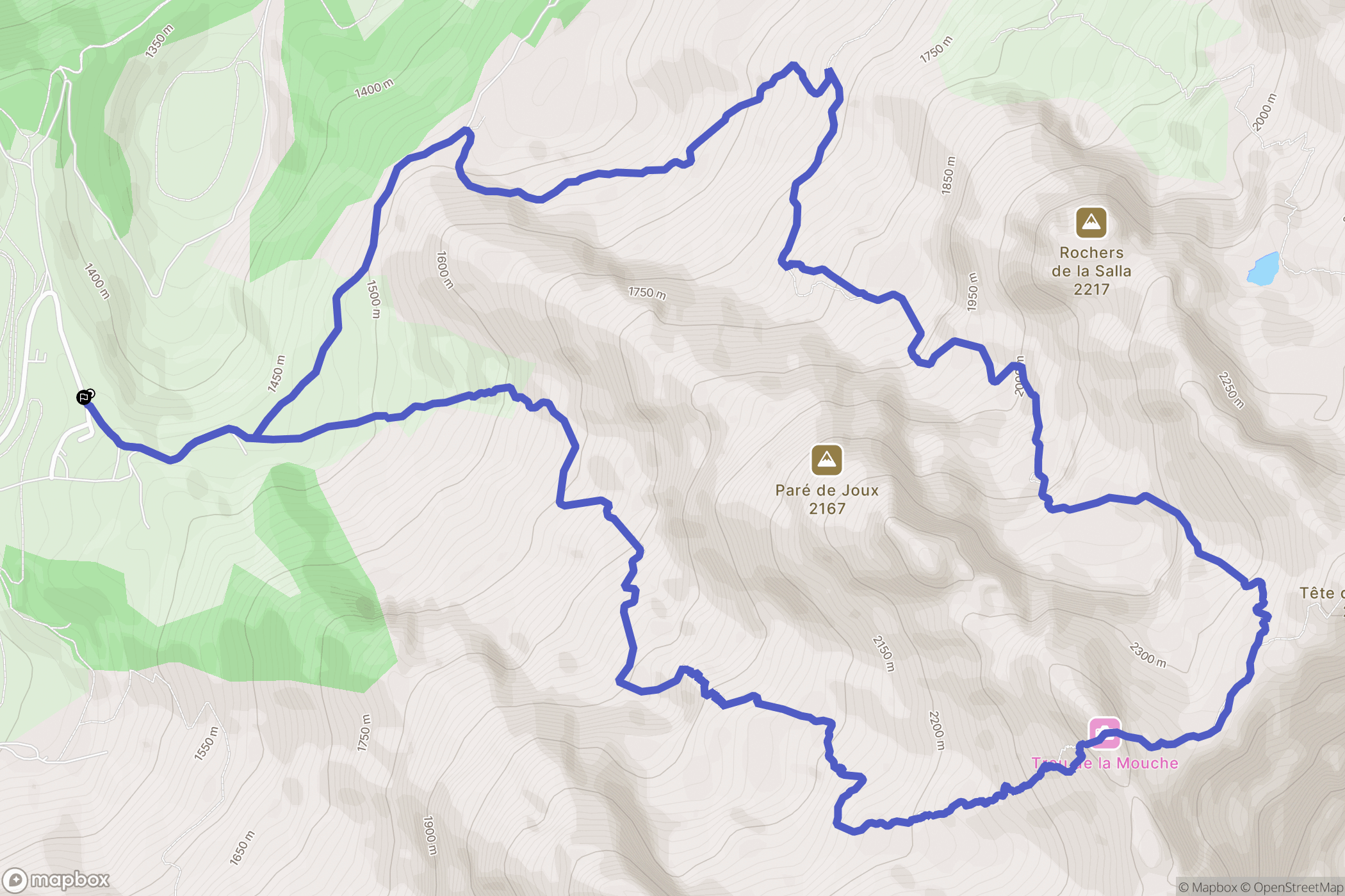 La Clusaz: routekaart voor buitenactiviteiten - France