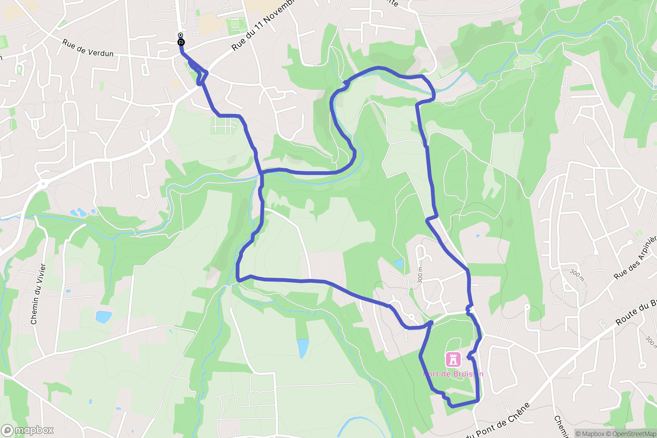 Craponne: routekaart voor buitenactiviteiten - France
