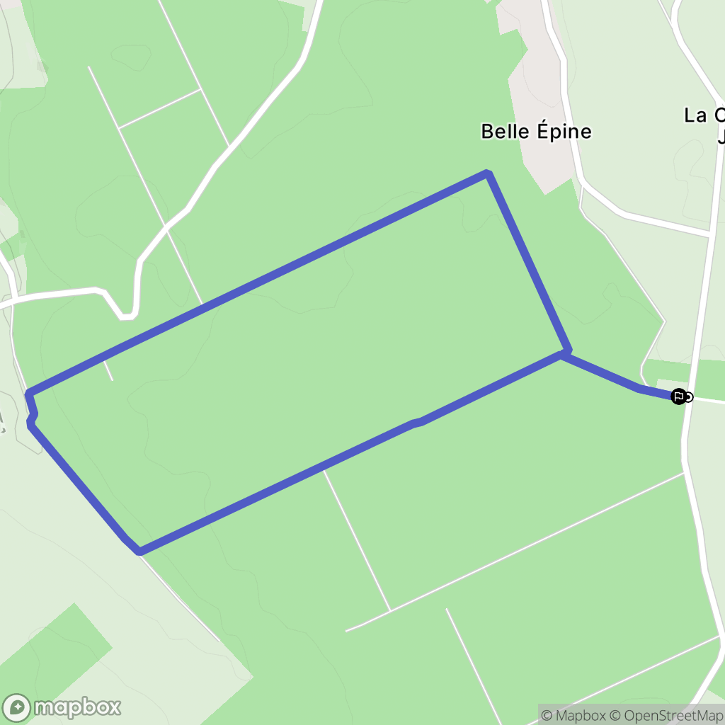 Saint-Mards-en-Othe : carte du parcours de randonnée - France