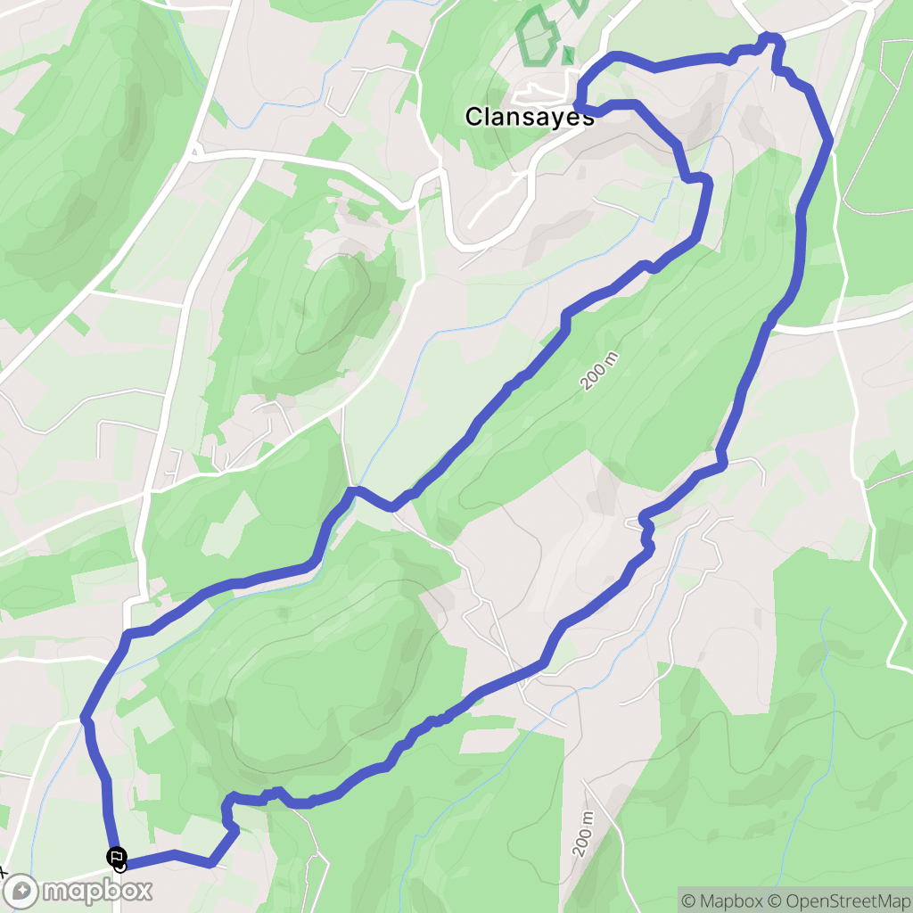 Saint-Paul-Trois-Châteaux : carte du parcours de randonnée - France