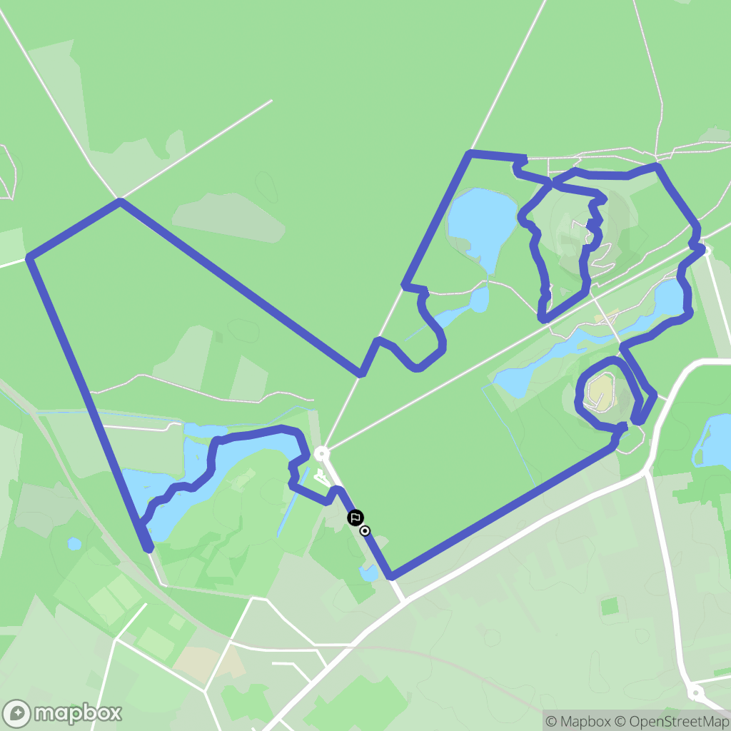 Raismes : carte du parcours de randonnée - France