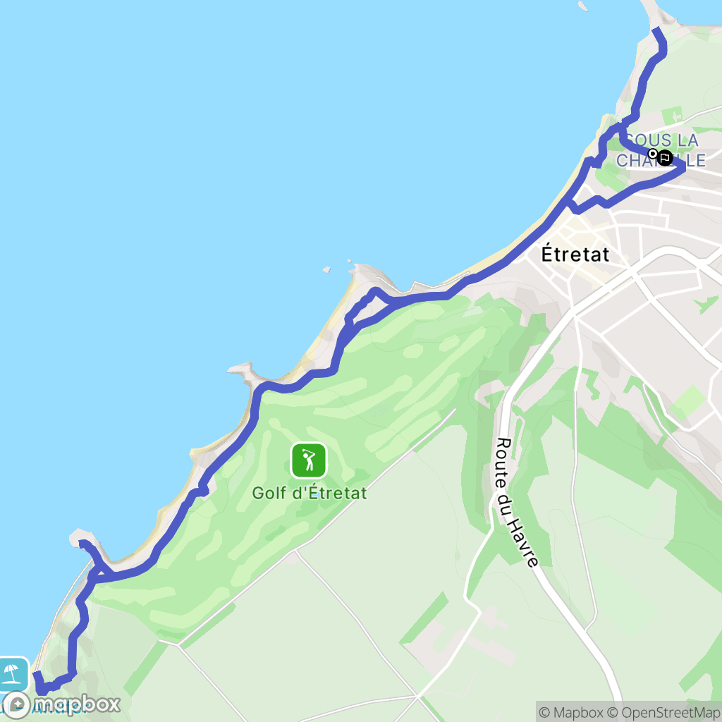 Etretat: routekaart voor buitenactiviteiten - France