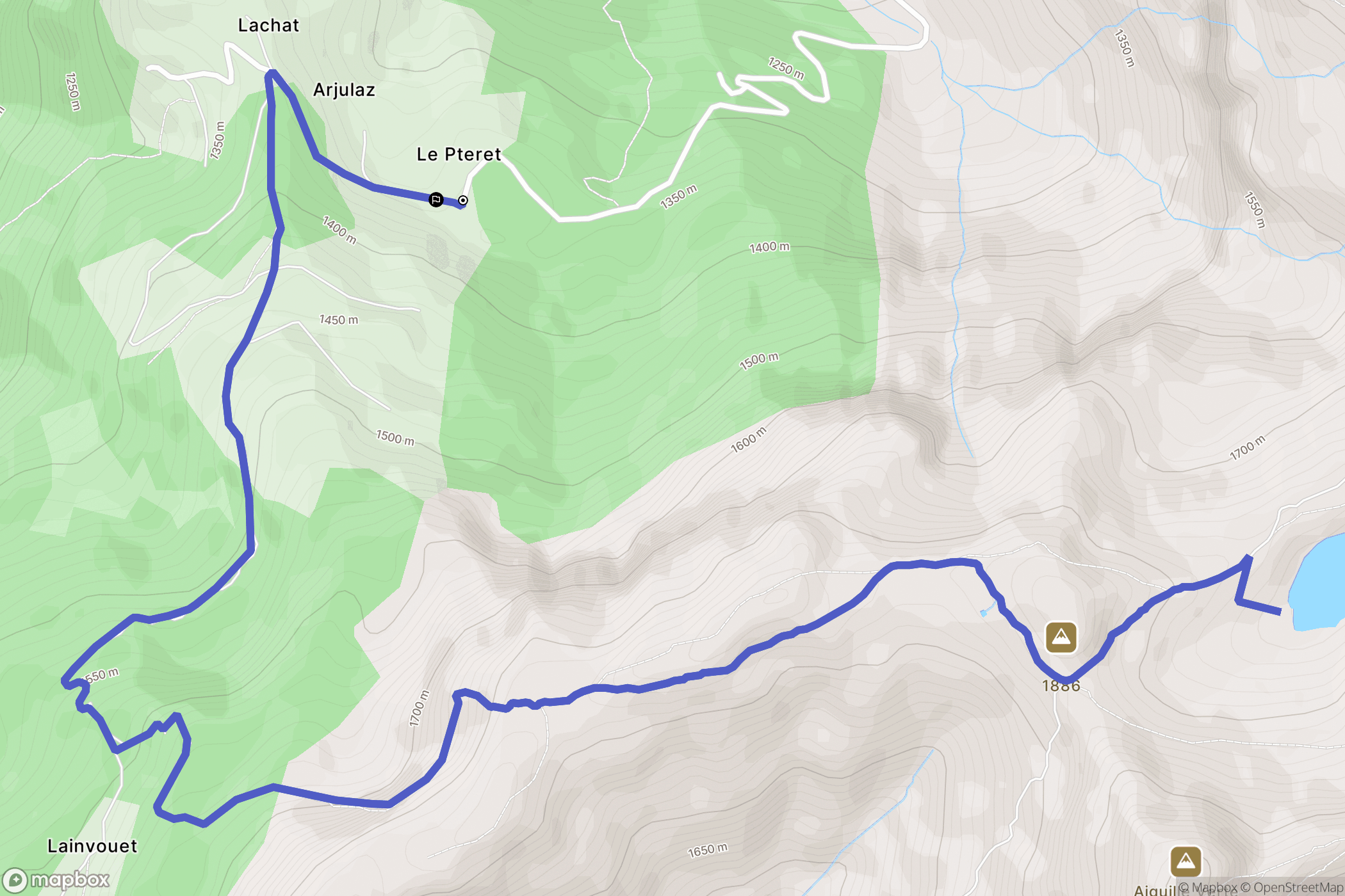 Glières-Val-de-Borne: routekaart voor buitenactiviteiten - France