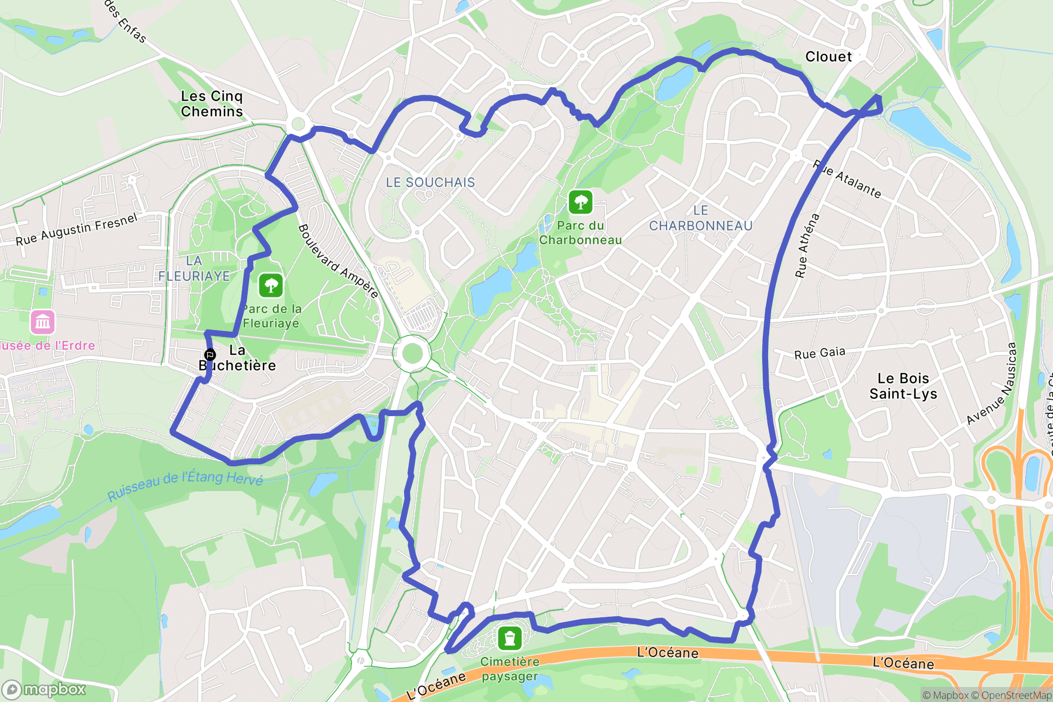 Carquefou: routekaart voor buitenactiviteiten - France