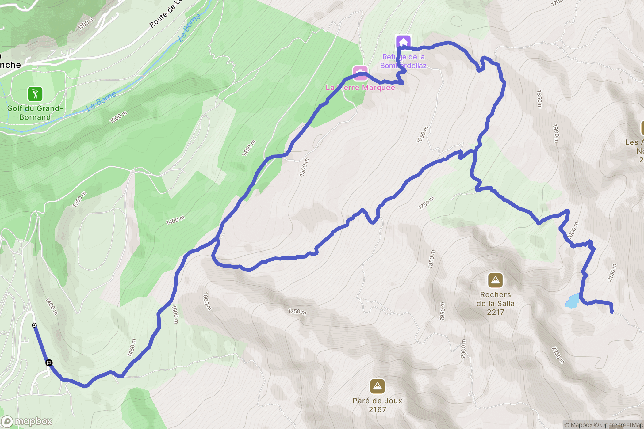 La Clusaz: routekaart voor buitenactiviteiten - France