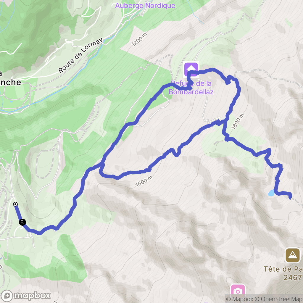 La Clusaz: routekaart voor buitenactiviteiten - France