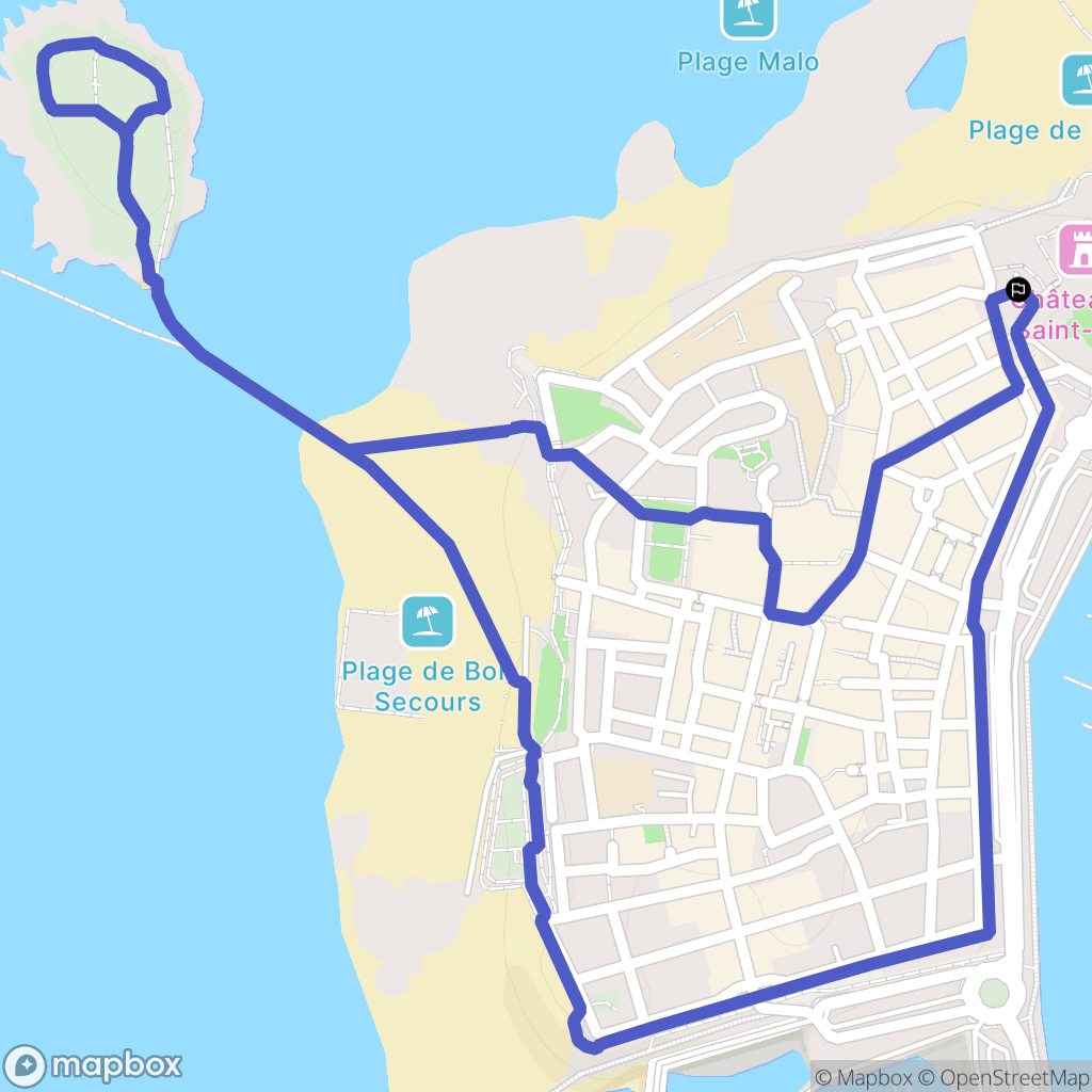 Saint-Malo: routekaart voor buitenactiviteiten - France