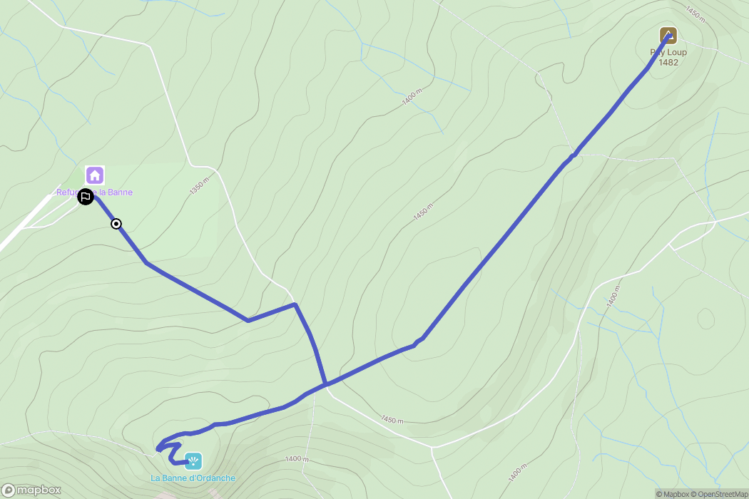 Murat-le-Quaire: routekaart voor buitenactiviteiten - France