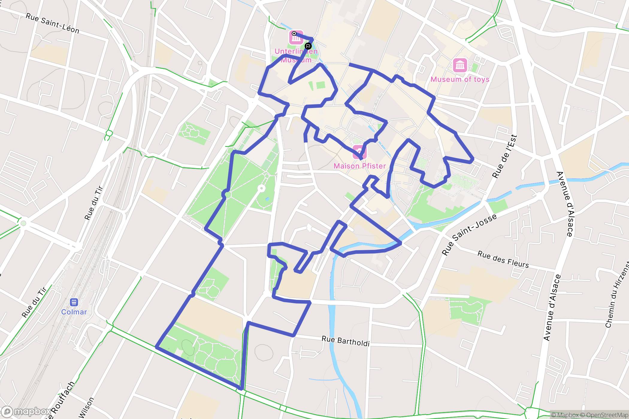 Colmar: routekaart voor buitenactiviteiten - France
