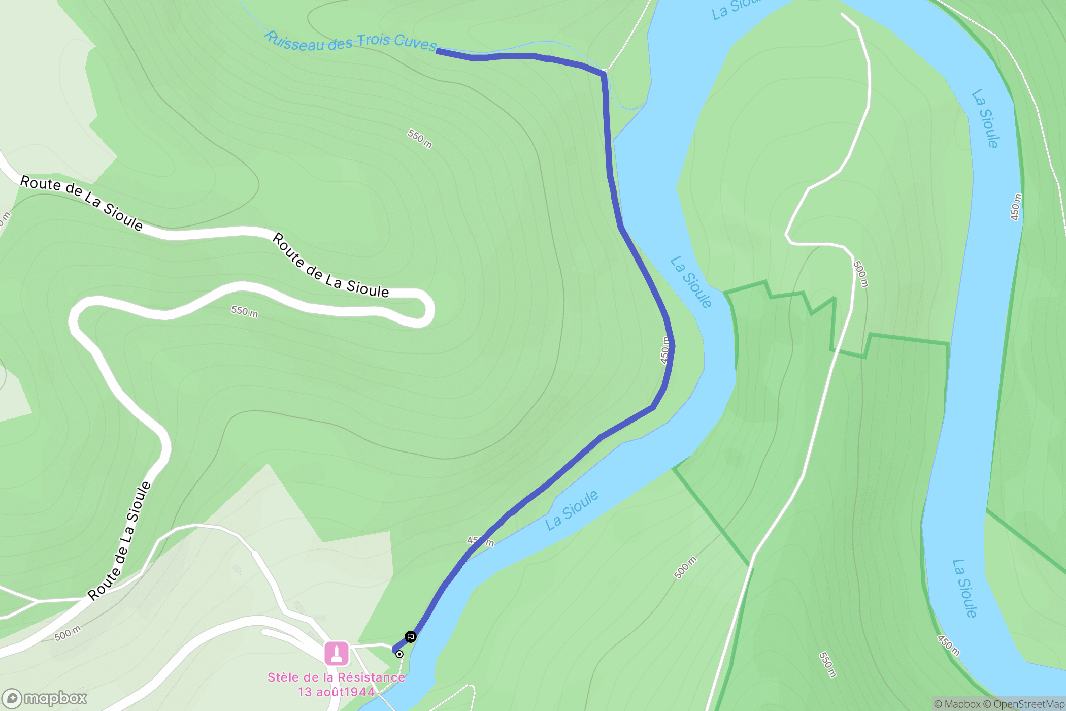 Sauret-Besserve: routekaart voor buitenactiviteiten - France