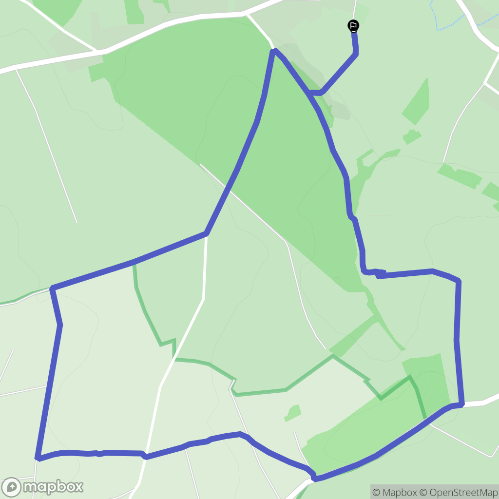 Ottwiller : carte du parcours de randonnée - France